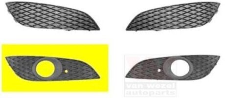 Решетка бампера переднего (заглушка) правая Van Wezel 3748594
