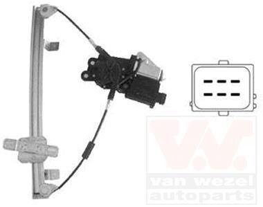 Стеклоподъемник левый Van Wezel 3750267