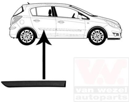 Накладка боковины Van Wezel 3750420