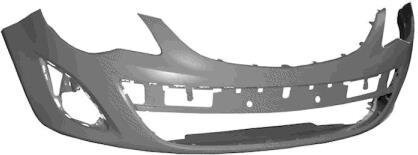 Бампер передний Van Wezel 3752574