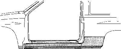 Порог правый Van Wezel 3770102