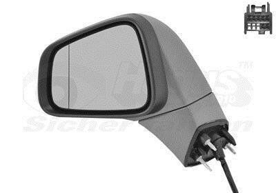 Зеркало наружное заднего вида левое Van Wezel 3775817