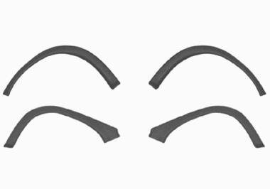 Расширители крыла, комплект Van Wezel 3776500