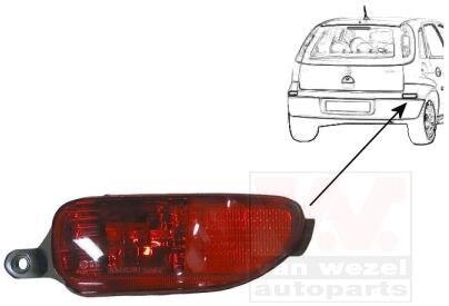 Фонарь противотуманный задний правый Van Wezel 3777938