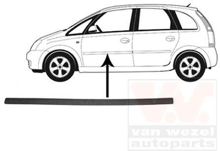 Накладка двери передней левой Van Wezel 3781403