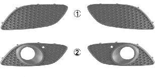 Решетка бампера переднего (заглушка) левая Van Wezel 3796593