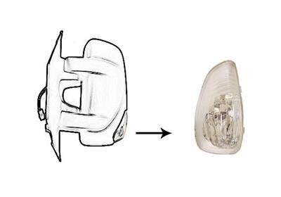 Повторитель указателя поворота в зеркале Van Wezel 3799915