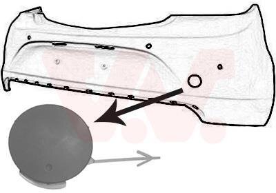 Заглушка буксировочного крюка Van Wezel 3852557