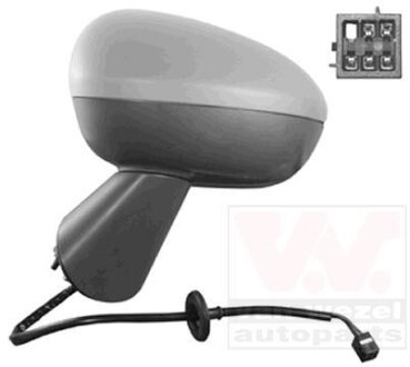 Зеркало наружное заднего вида левое Van Wezel 3860807