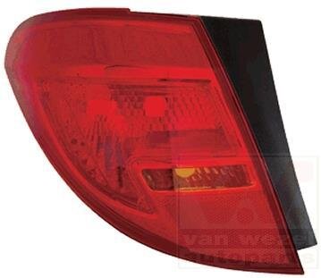 Фонарь задний внешний левый Van Wezel 3860931