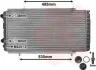 Радіатор охолодження Citroen Jumper/Fiat Ducato/Peugeot Boxer 94- (+AC) Van Wezel 40002150 (фото 3)