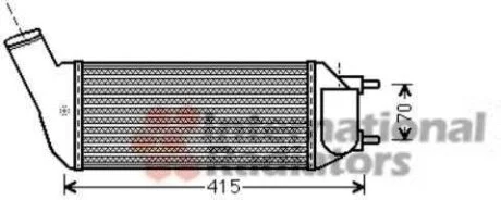 Интеркулер Van Wezel 40004341