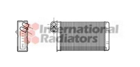 Радиатор отопителя салона Van Wezel 40006233