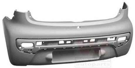 Бампер задний Van Wezel 4019544