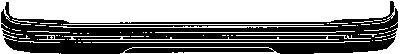 Бампер задний Van Wezel 4027542