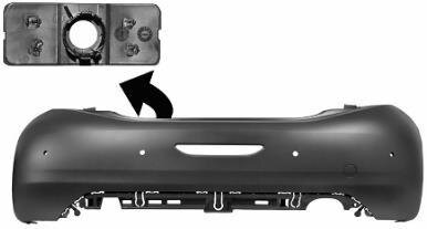 Бампер задний Van Wezel 4034545