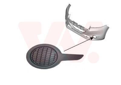 Решетка бампера переднего (заглушка) левая Van Wezel 4034591