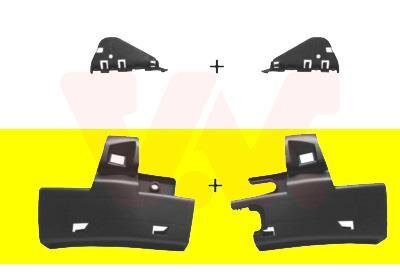 Кронштейн бампера заднего Van Wezel 4040539