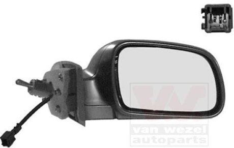 Зеркало наружное заднего вида правое Van Wezel 4040804