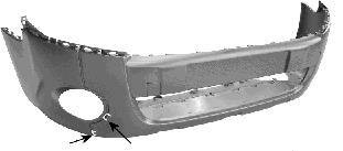 Бампер передний Van Wezel 4052571