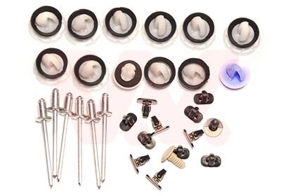 Крепление монтажное двери, комплект Van Wezel 4068799