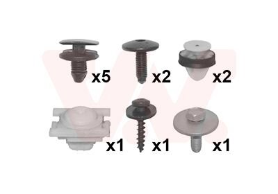 Комплект монтажный крыла Van Wezel 4076796