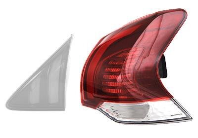 Фонарь задний верхний правый Van Wezel 4077926