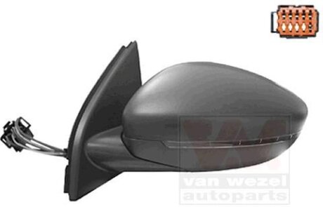 Зеркало наружное заднего вида левое Van Wezel 4081807