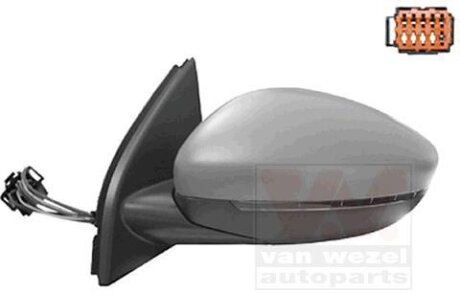 Зеркало наружное заднего вида левое Van Wezel 4081817 (фото 1)