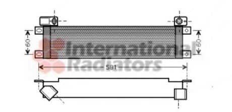 Радиатор масляный Van Wezel 43003289