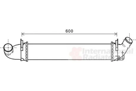 Интеркулер Van Wezel 43004496