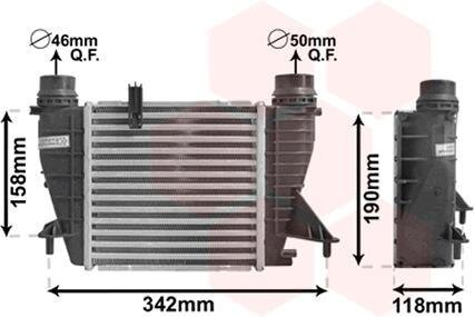 Интеркулер Van Wezel 43004553