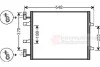 Радіатор кондиціонера Renault Trafic 2.0CDTI 06- Van Wezel 43005459 (фото 3)
