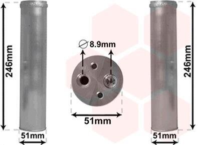 Осушитель кондиционера Van Wezel 4300D094