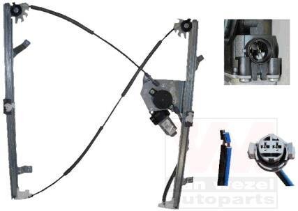 Стеклоподъемник правый Van Wezel 4312262