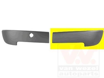 Решетка бампера переднего (заглушка) левая Van Wezel 4328591