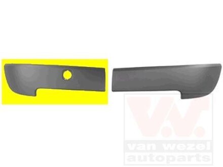Решетка бампера переднего (заглушка) правая Van Wezel 4328592