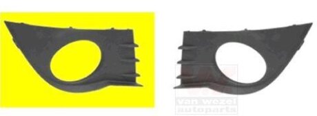 Решетка бампера переднего (заглушка) правая Van Wezel 4331594