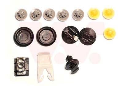 Крепление монтажное двери, комплект Van Wezel 4334799