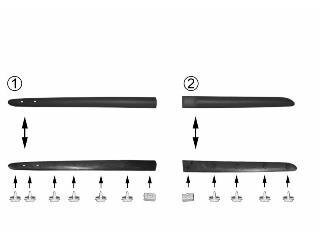 Накладка двери задней левой Van Wezel 4339425