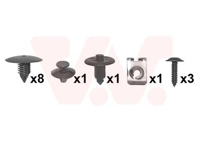 Комплект монтажный крыла Van Wezel 4339796