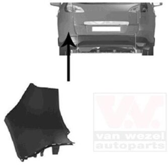 Угольник бампера заднего левый Van Wezel 4346533