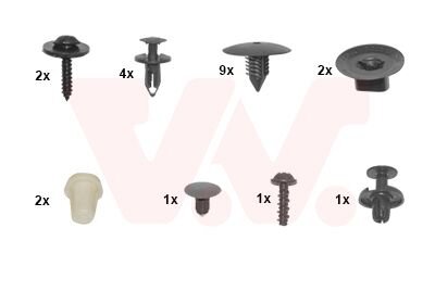 Комплект монтажный крыла Van Wezel 4356796