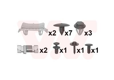 Комплект монтажный крыла Van Wezel 4366796