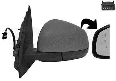 Зеркало наружное заднего вида левое Van Wezel 4368807