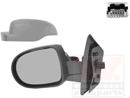 Зеркало наружное заднего вида левое Van Wezel 4372817
