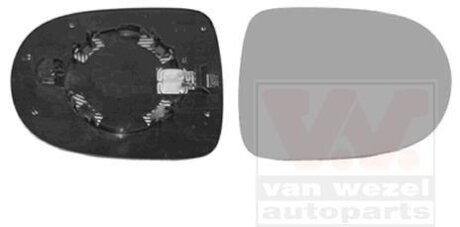 Зеркальный элемент правый Van Wezel 4372832 (фото 1)