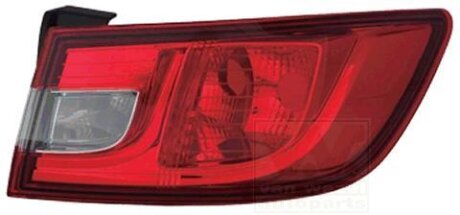 Фонарь задний внешний правый Van Wezel 4373922