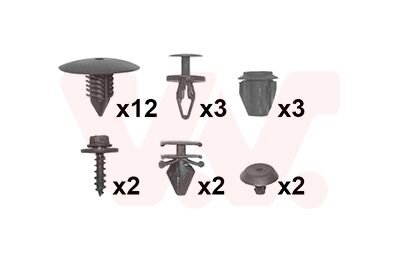 Комплект монтажный крыла Van Wezel 4377796