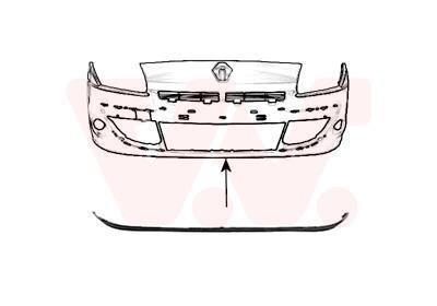 Спойлер бампера переднего Van Wezel 4380500 (фото 1)